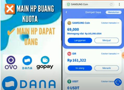 Cara Dapat Cuan di Aplikasi Samsung Coin No Ribet