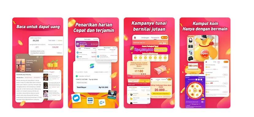 APK PENGHASIL UANG CASHZINE, HASILIN SALDO DANA!