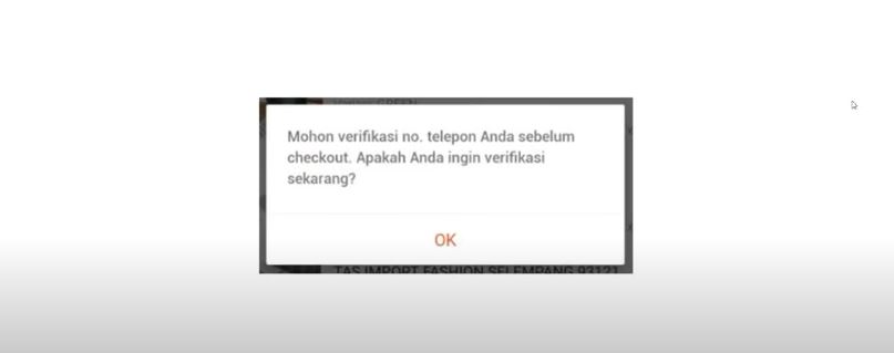 Cara Verivikasi Nomor HP di Aplikasi Shopee