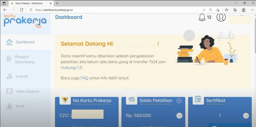 Cara Tarik Kartu Prakerja Menjadi Saldo DANA