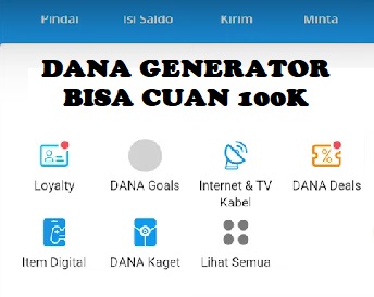 saldo dana gratis DANA GENERATOR