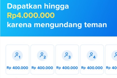 Undang Teman di TikTok Dapatkan Rp400.000 Dalam 10 Hari