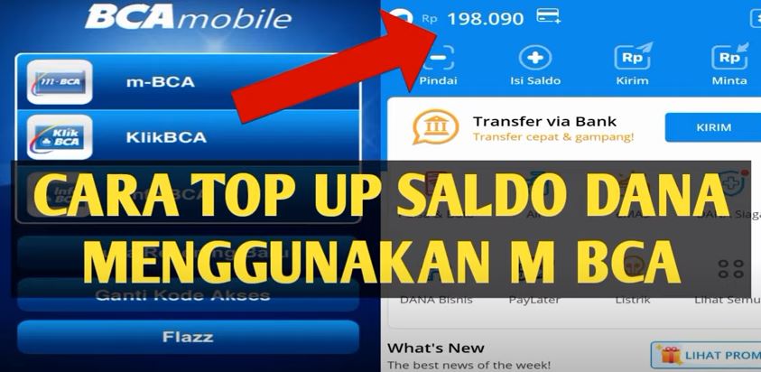 Cara Top Up Saldo DANA Via Alfamart Sampai BCA Mobile