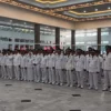 Suasana saat Bupati Garut melantik kepala desa di gedung Pendopo, Jumat 16 Juni 2023.