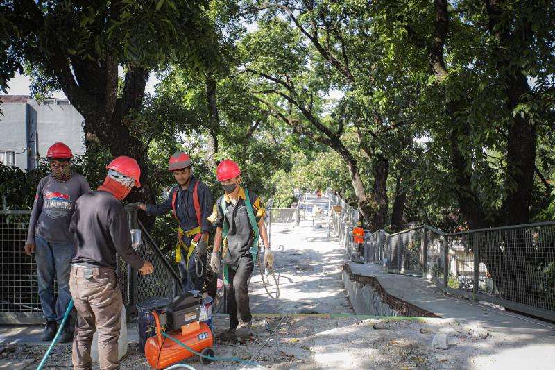 Digagas Ridwan Kamil, Pembangunan Teras Cihampelas Tahap 2 Tengah Berjalan