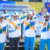 Gubernur Jawa Barat Ridwan Kamil menghadiri acara Pengukuhan Pelatda Babak Kualifikasi PON XXI Tahun 2024 di Gedung Sate, Kota Bandung, Jumat 9 Juni 2023.-Biro Adpim Jabar-