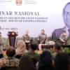 Seminar Nasional Pengusulan Gelar Pahlawan Nasional untuk Prof. Dr. Mochtar Kusumaatmadja di Kementerian Luar Negeri RI, Jakarta 24 Mei 2023.-Biro Adpim Jabar-