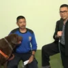 Pasukan Anjing Herder dan Alaskan dari Mahad Al Zaytun salah satunya adalah Banaspati atau Ghost Rider.-Mahad Al Zaytun-radarcirebon.com