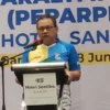 ANGGOTA DPRD JABAR ENJANG TEDI SAAT PEMBUKAAN EVENT PEPARDA JABAR 2023 DI KABUPATEN GARUT