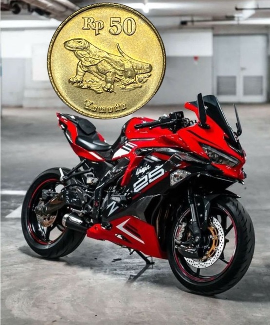 Uang Koin Rp50 Komodo Setara Dengan Ninja ZX-25R, Cek Disini