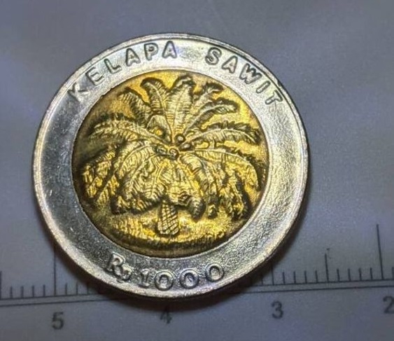 Koin Rp1.000 Gambar Kelapa Sawit