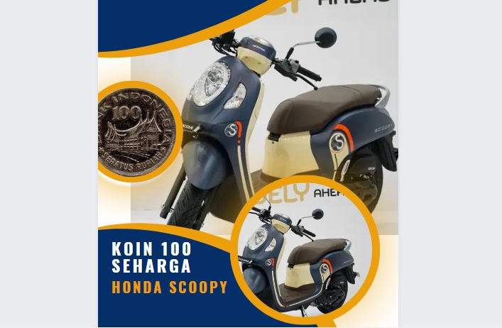 Cara Menjual Uang Kuno Rp100 Rumah Gadang Setara 1 Unit Motor Honda Scoopy