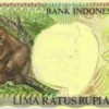 UANG KERTAS KUNO 500 ORANG UTAN