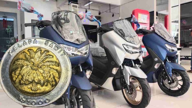 Heboh! Koin Rp1000 Kelapa Sawit Ternyata Senilai 3 Unit Yamaha NMAX Baru