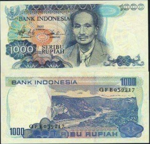 Mantap! Uang Kertas Kuno Rp1000 Rupiah Tahun 1980 Di Cari Para Kolektor Dan Di Hargai Tinggi