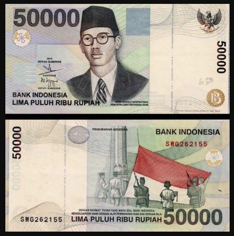 Uang Kertas Kuno Rp50.000 Tahun 1999 Dapat Di Hargai Jutaan