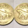 Uang Koin Kuno Rp50 Gambar Komodo Diburu Kolektor, Hubungi Kontak Kolektor Ini