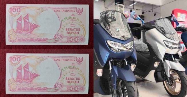 Uang Kertas Kuno Rp100 Kapal Pinisi Harganya Setara Motor Yamaha NMax