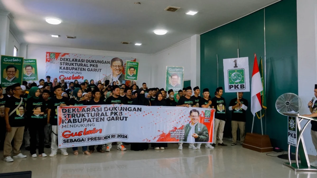 ratusan kader PKB Garut dorong Gus Muhaimin maju di Pilpres 2024