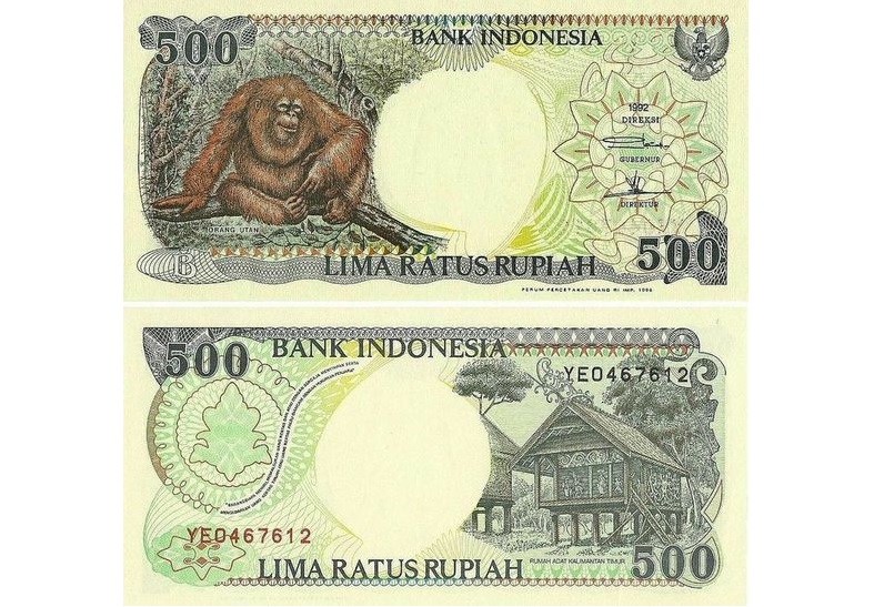 Uang Kertas Kuno Indonesia 500 Rupiah Tahun 1992 Laku Rp1.425.000