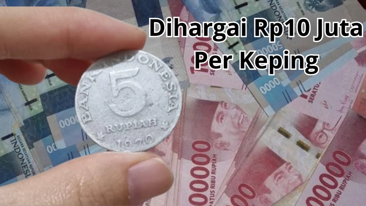 Koin Kuno Rp5 Emisi 1970 Dihargai Rp10 Juta Per Keping, Kamu Punya?