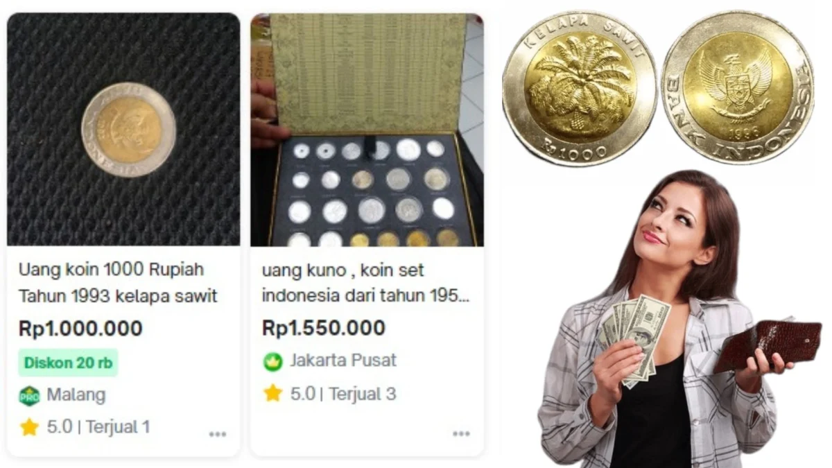 Cepat Laku! Cara Jual Uang Kuno Rp1000 Kelapa Sawit Di Marketplace