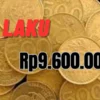 Gila Banget! Uang Koin 500 Melati Tahun 2000 Laku Rp9.600.000