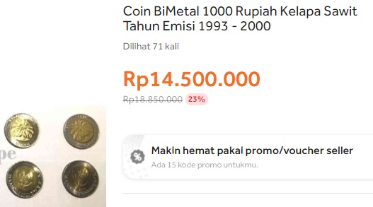 Cara Jual Koin Kuno di BliBli Dibandrol Puluhan Juta, Begini Langkahnya!