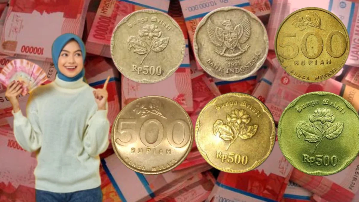 Paling Murah! Uang Koin Rp500 Melati Dibandrol Rp500.000 Perkepingnya, Cek Disini