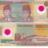 Fantastis! Uang Kertas Kuno Rp100.000 Dapat Di Jual Harga Tinggi, Begini Caranya!