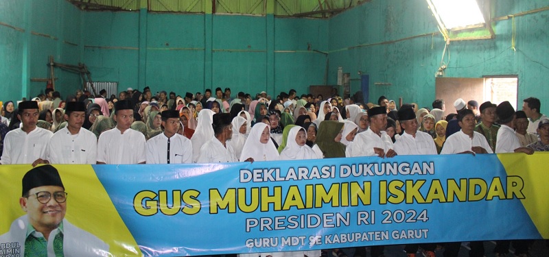 Ratusan Guru MDT di Garut Dukung Gus Imin Nyapres di 2024