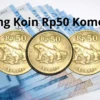 Kalian Punya? Uang Koin Rp50 Gambar Komodo Bisa Laku Samapai Rp1 Juta