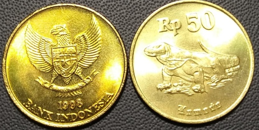 Laris Manis! Uang Koin Kuno Rp50 Bergambar Komodo Dijual Jutaan Rupiah