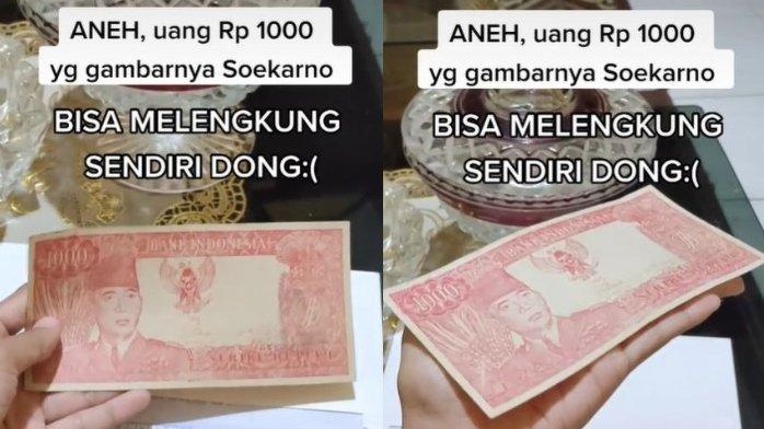 Heboh Uang Kuno Gambar Bung Karno bisa Melengkung Sendiri, Harga Tembus Miliaran Rupiah