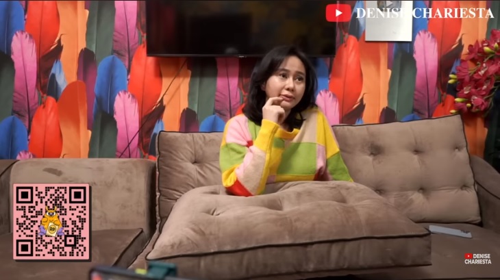 Denise menyampaikan perihal buka donasi di youtubenya