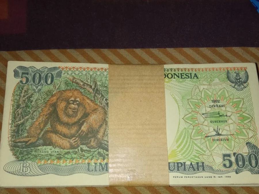 Butuh Uang Cepat? Uang Kertas Rp500 Rupiah Gambar Orang Utan Laris Dengan Harga Fantastis