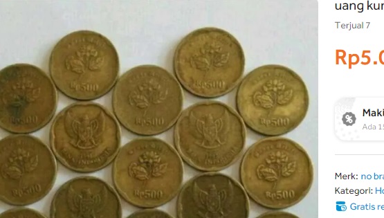 Uang Koin Kuno Rp500 Katanya Harga Jutaan, Ternyata Harganya Segini!