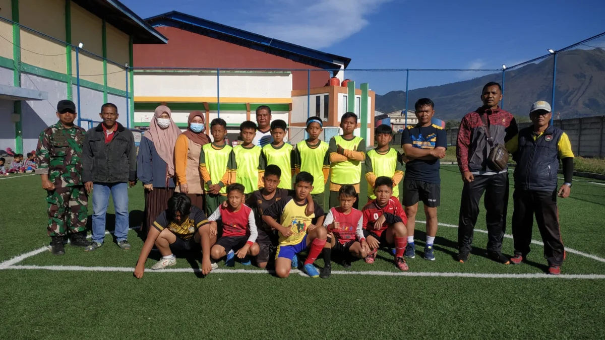 Koramil 1111/Trk Gelar Turnamen Mini Soccer Tingkat SD dalam Rangka HUT RI Ke-78