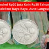 Di Bandrol Rp20 Juta Koin Rp25 Tahun 1971 Oleh Kolektor Kaya Raya, Auto Langsung Cair