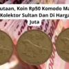 Laku Jutaan, Koin Rp50 Komodo Masih Di Buru Kolektor Sultan Dan Di Hargai Rp2 Juta