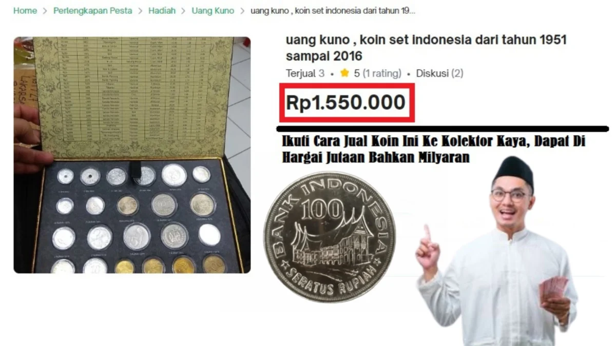 Ikuti Cara Jual Koin Ini Ke Kolektor Kaya, Dapat Di Hargai Jutaan Bahkan Milyaran