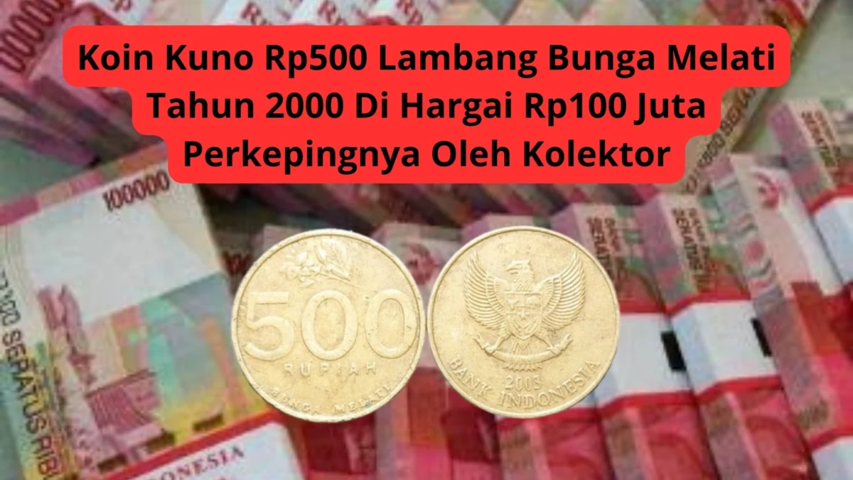 Koin Kuno Rp500 Lambang Bunga Melati Tahun 2000 Di Hargai Rp100 Juta Perkepingnya Oleh Kolektor