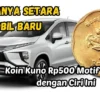 Ayo Jual Koin Kuno Rp500 Motif Melati dengan Ciri Ini, Harganya Setara Mobil Baru