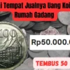 Uang Koin 100 Rumah Gadang Tembus 50 Juta, Kesini Tempat Jualnya