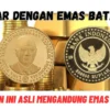 Tukar Dengan Emas Batangan! Uang Koin Ini Asli Mengandung Emas 23 Karat