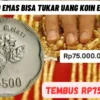 Toko Emas Bisa Tukar Uang Koin Emas? Katanya Harga Tembus Rp75 Juta