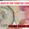 Paling Dicari Kolektor! Uang logam Rp 500 terbitan tahun 1992, Jual KESINI