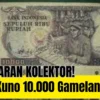 Buruan Kolektor! Uang Kuno 10.000 Gamelan Dihargai Rp1.250.000