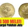 Uang 500 Melati Dihargai Puluhan Juta di Disini, Kalian Termasuk?