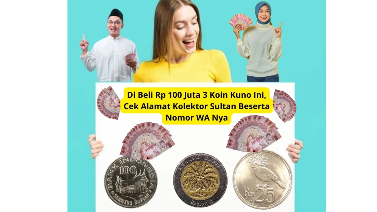 Di Beli Rp 100 Juta 3 Koin Kuno Ini, Cek Alamat Kolektor Sultan Beserta Nomor WA Nya